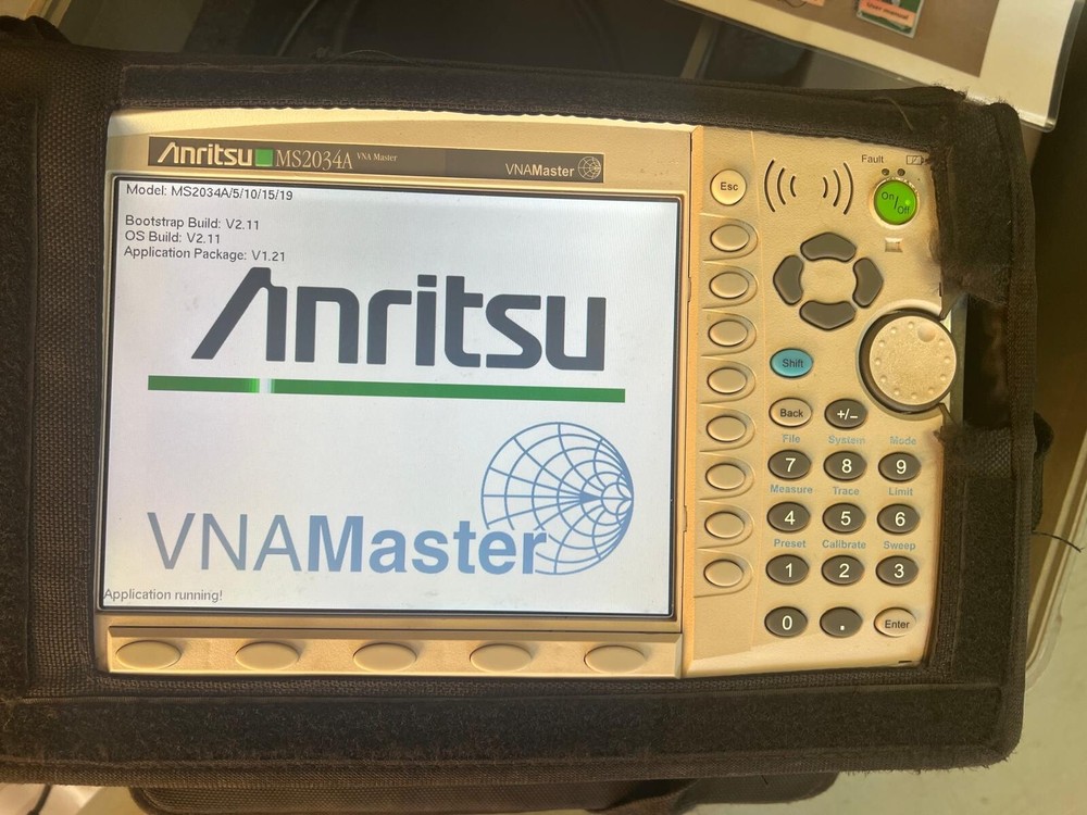 Anritsu MS2034A VNA Master analyzer: 2MHz-4GHz Spectrum Analyser: 9kHz-4GHz