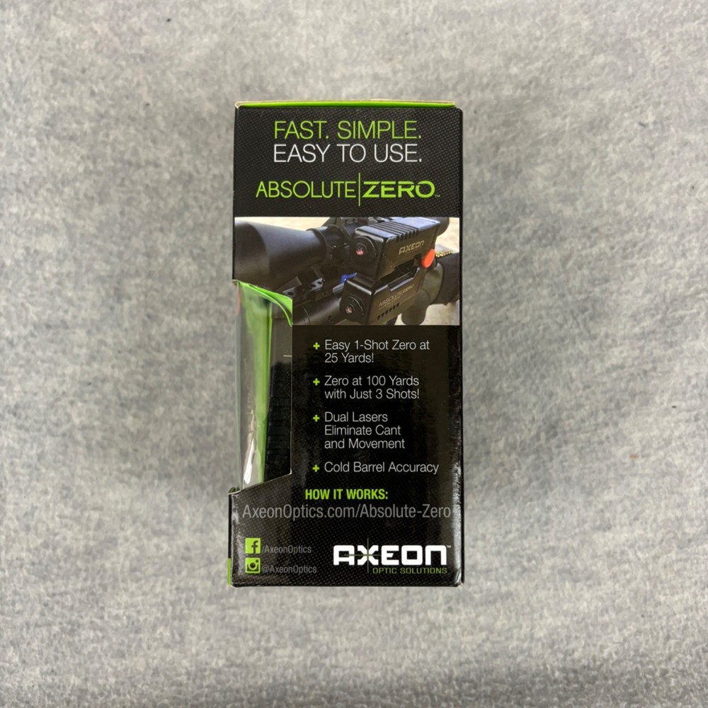 Axeon Optic Solutions Absolute Zero Laser Sight Sighting Device