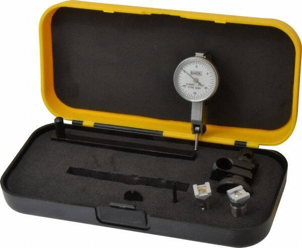 Horizontal Dial Test Indicator" 0.03 Inch Range, 0.0005" Grad, 0-15-0 Reading