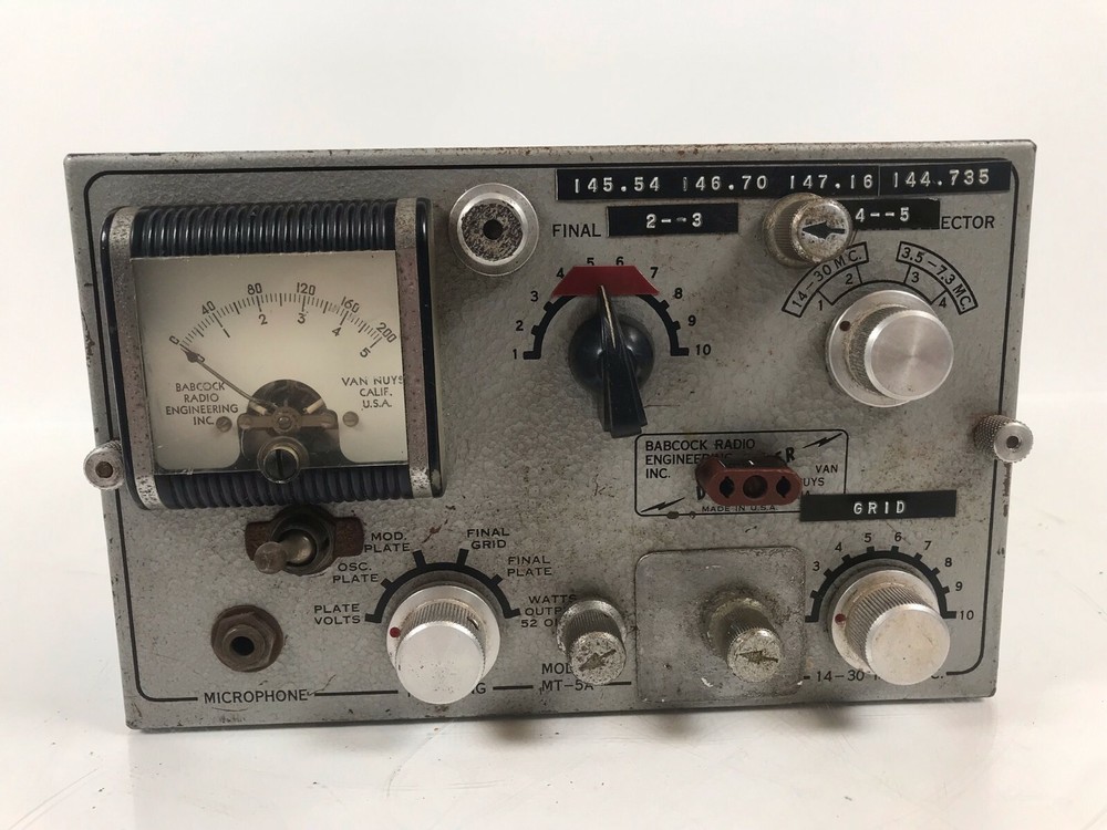RARE Babcock Radio Engineering MT-5A Transmitter