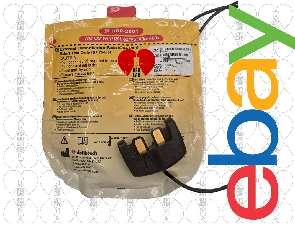 Defibtech Lifeline AED Pads DDP-2001 - 2026