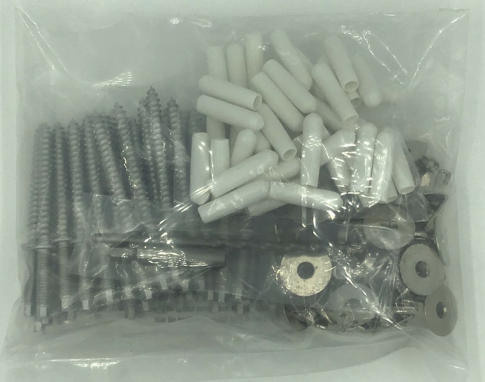 Door / Window Permanent Hurricane Anchoring Kit Silver