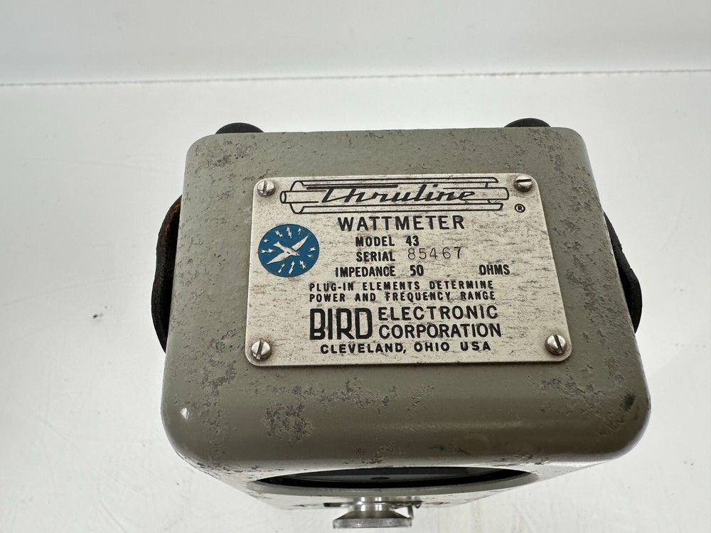 Bird Electronics Thruline Wattmeter - Model 43 w/ Elements/Case