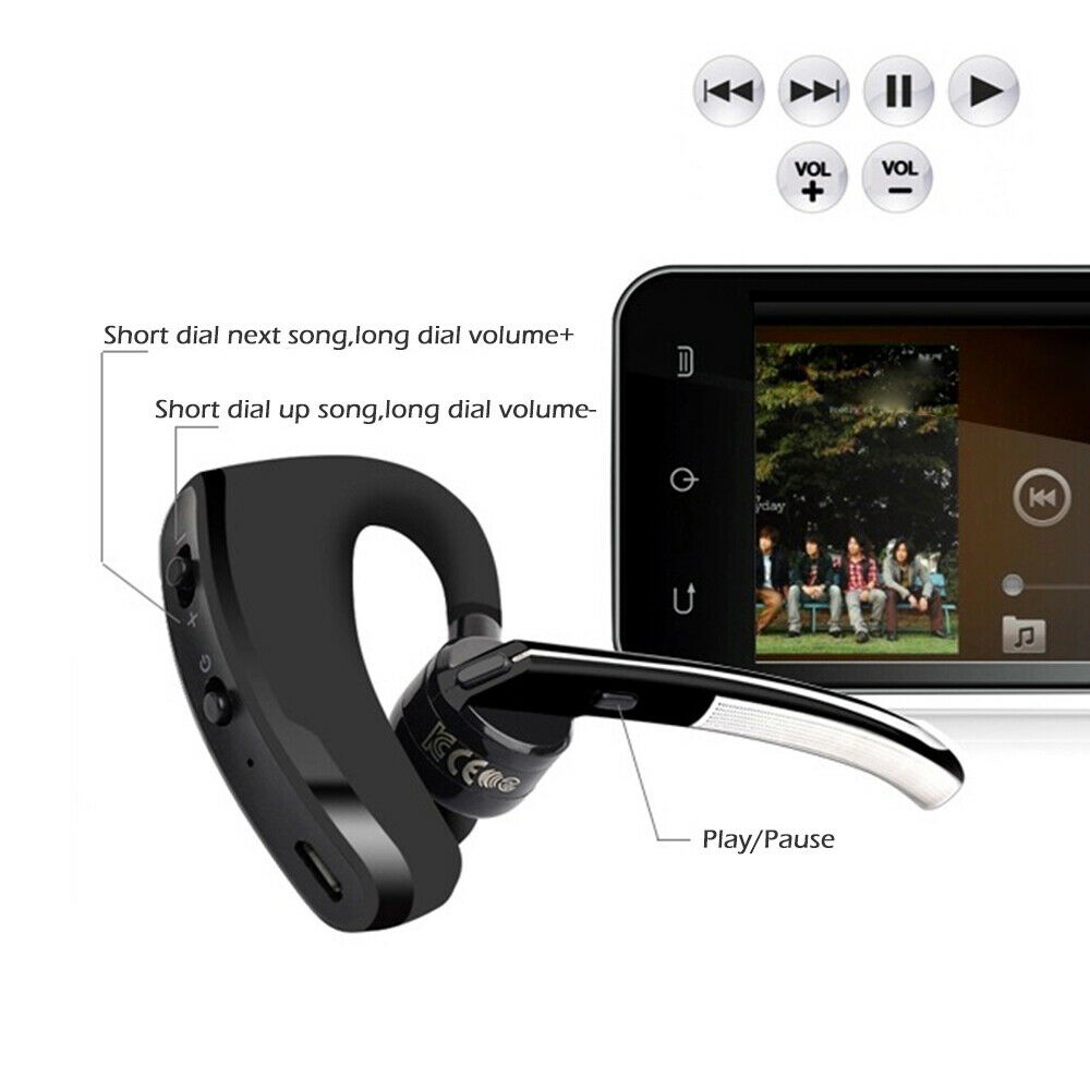 Wireless Bluetooth Headset Headphone Earphone Handsfree Sport Universal
