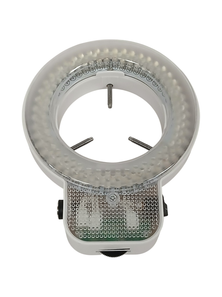 NEW AmScope 144S LED Adjustable Compact Microscope Ring Light + Adapter