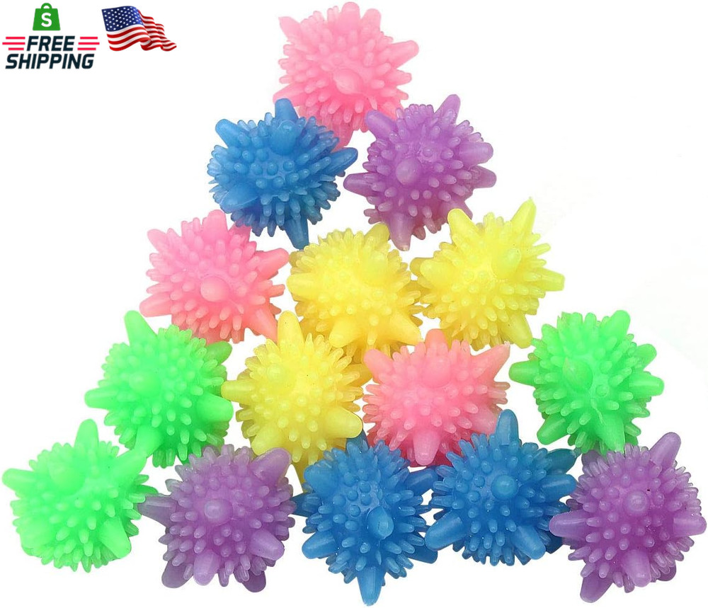 Washer Balls,Reusable Tangle-Free Eco-Friendly Laundry Scrubbing Balls,Solid Col