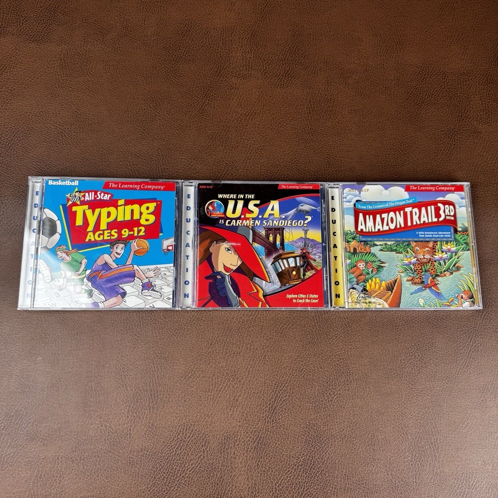 The Learning Company Ages 8-12 CD-ROM Bundle Educational Games PC/MAC