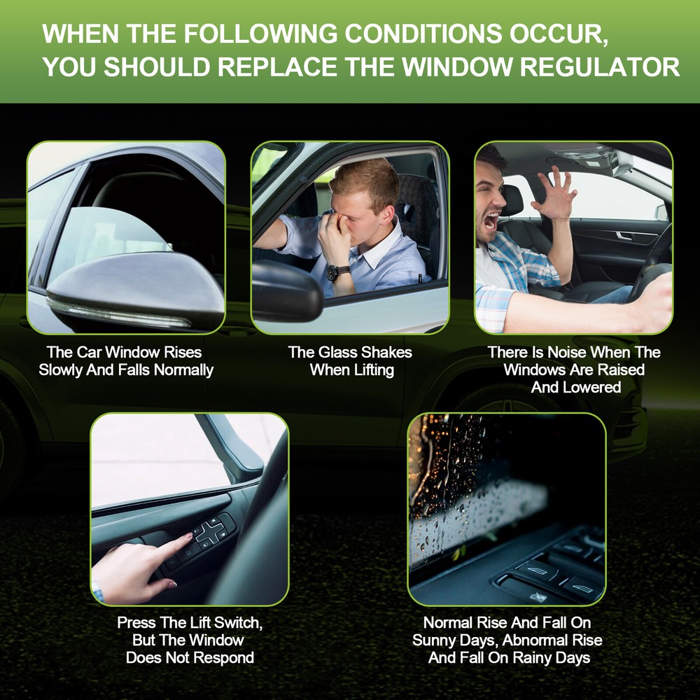 For 2011-2014 Ford F-150 Front Left Driver Power Window Regulator W/ Motor