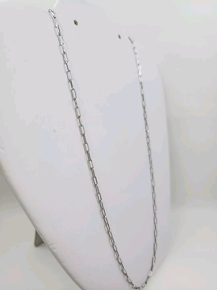 Sterling Silver Paperclip Link Chain