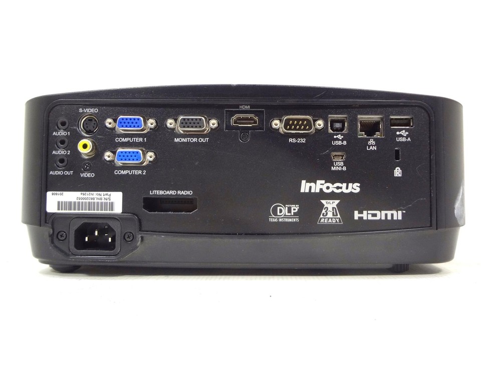 InFocus IN2126a HDMI DLP Projector - 3D Ready - Lamp Runtime: 910 Hrs