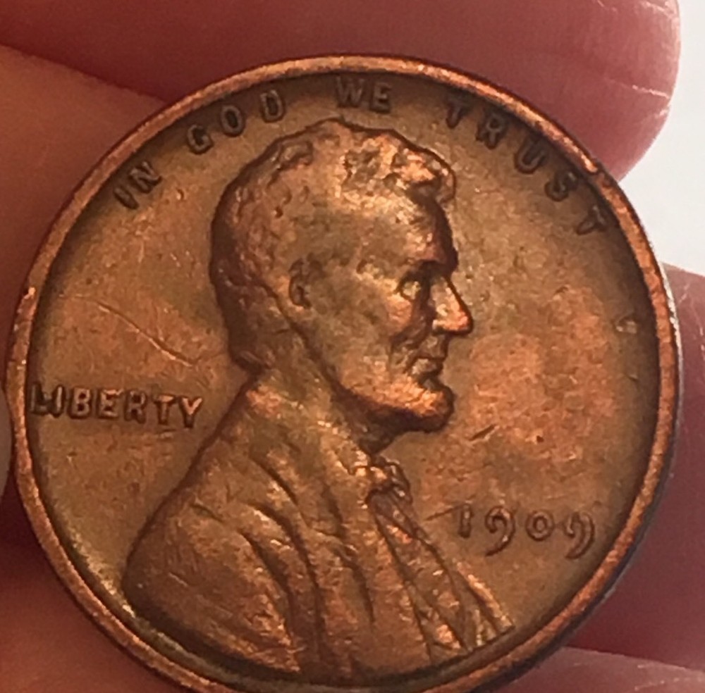 1909 VDB Lincoln Cent Fine DETAILS