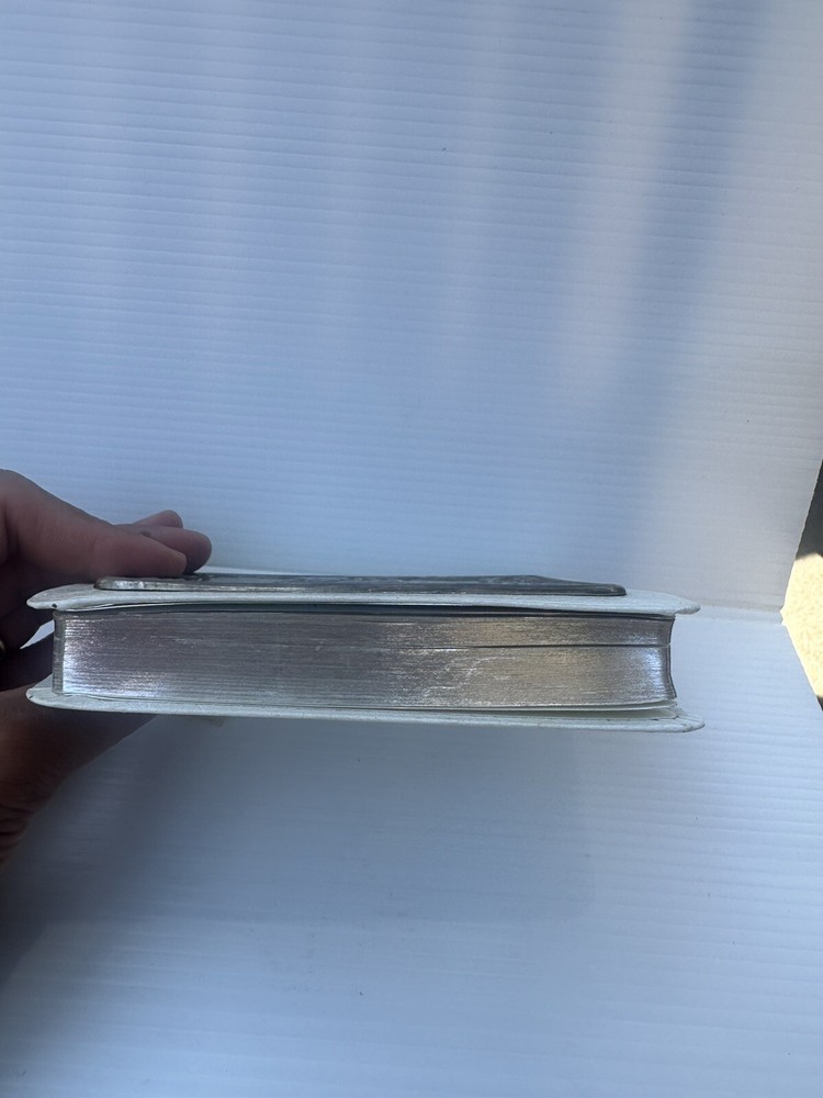 Sterling Silver Front Covered Pocket Bible Hallmarked