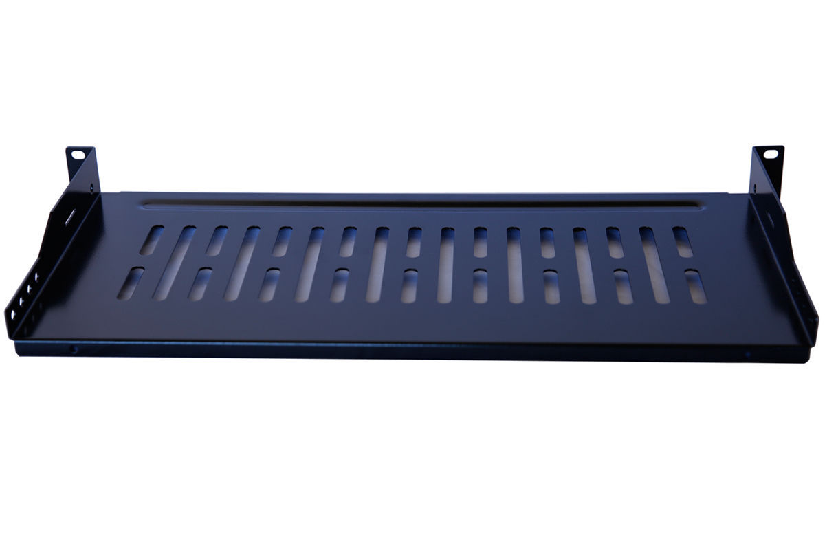 19" 1U 8"(210mm) Deep Cantilever Server Shelf Vented Rack Mount