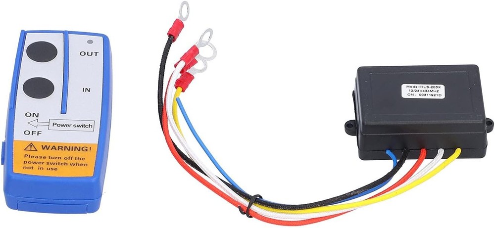 Dump Trailer Remote Kit-Winch Remote Control Kit, 12V Electric Winch Remote Cont