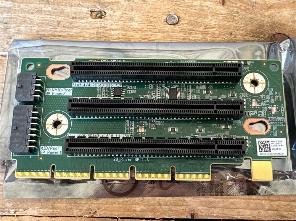 Lenovo 02YE111 Thinksystem 2U Riser Board E10000106464 2U_Riser BP 1-A NEW