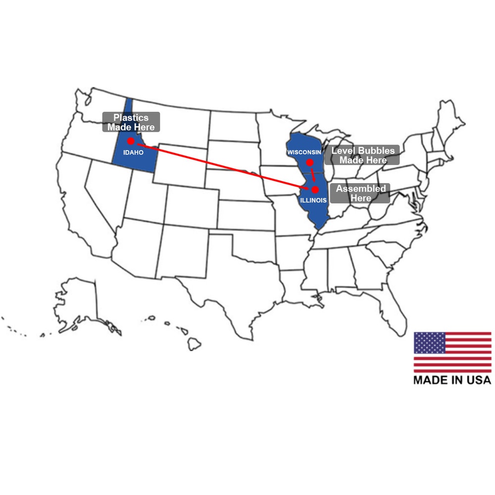 Low Voltage Mounting Template with Levels