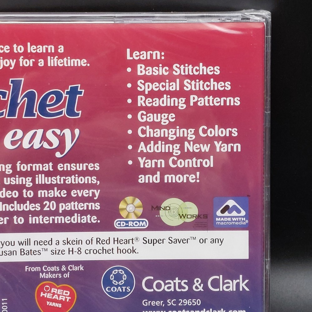 Coats Crochet Made Easy Interactive CD-ROM 2002