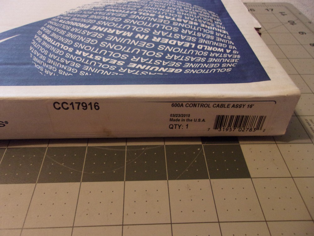 Seastar CC17916 Control Cable Assy 600A Series 16'