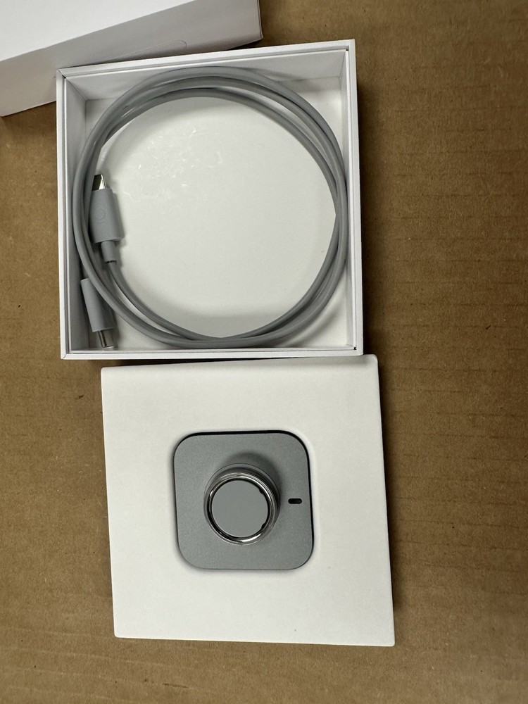 Oura Ring 4 BRUSHED SILVER Bluetooth Activity Tracker Size 11