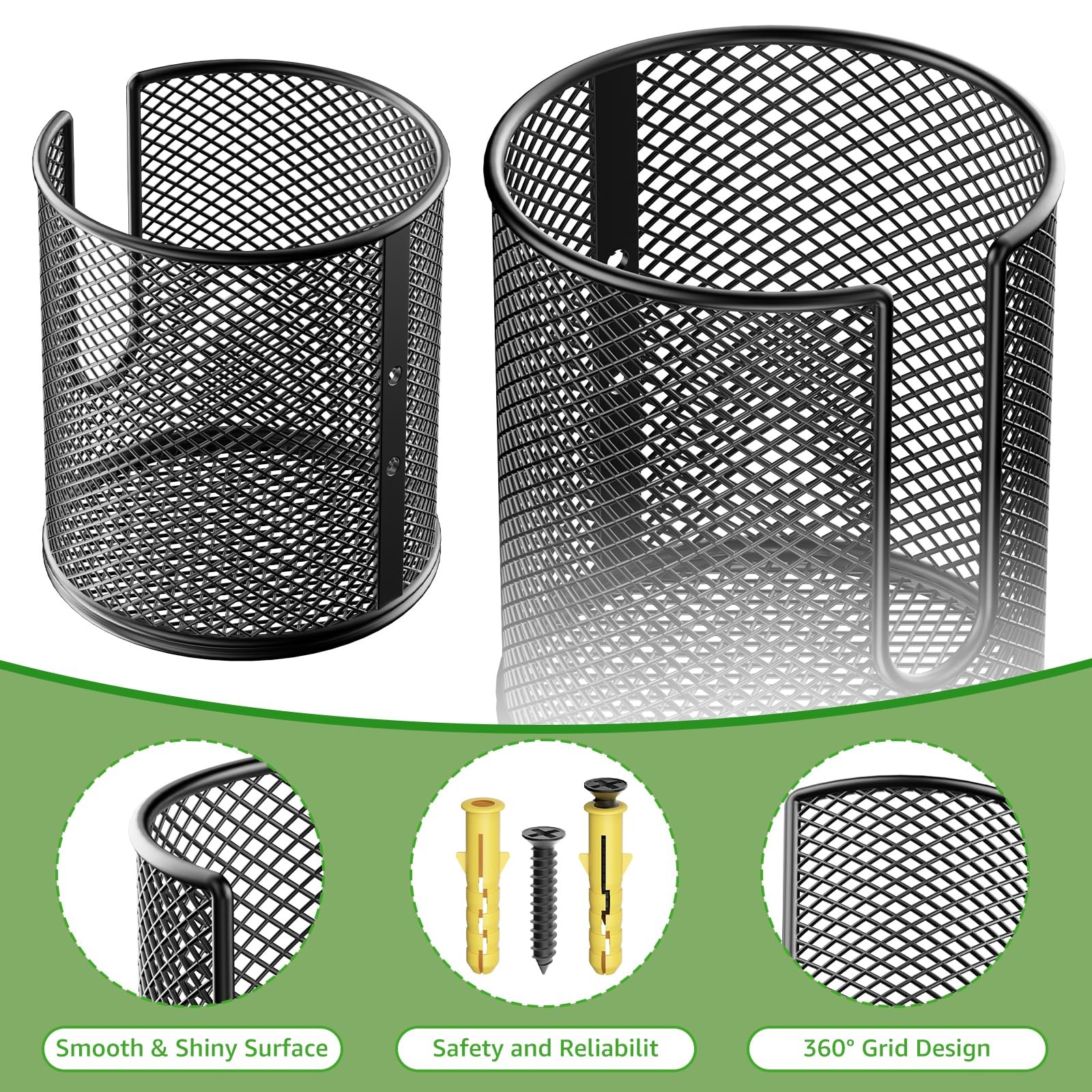 1 Pack Boat Ring Cup Holder, Universal Wall Mounted Cup Holder, Wall Mount Dr...