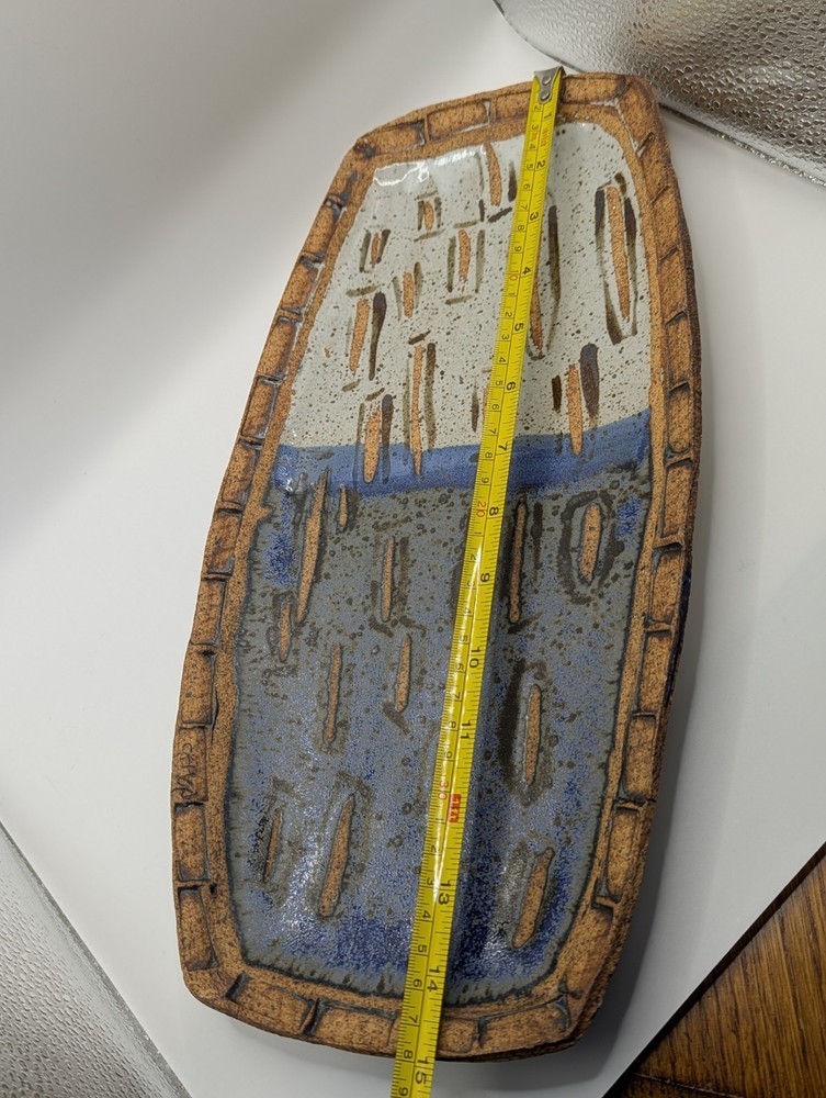 Vintage Pottery Serving Tray