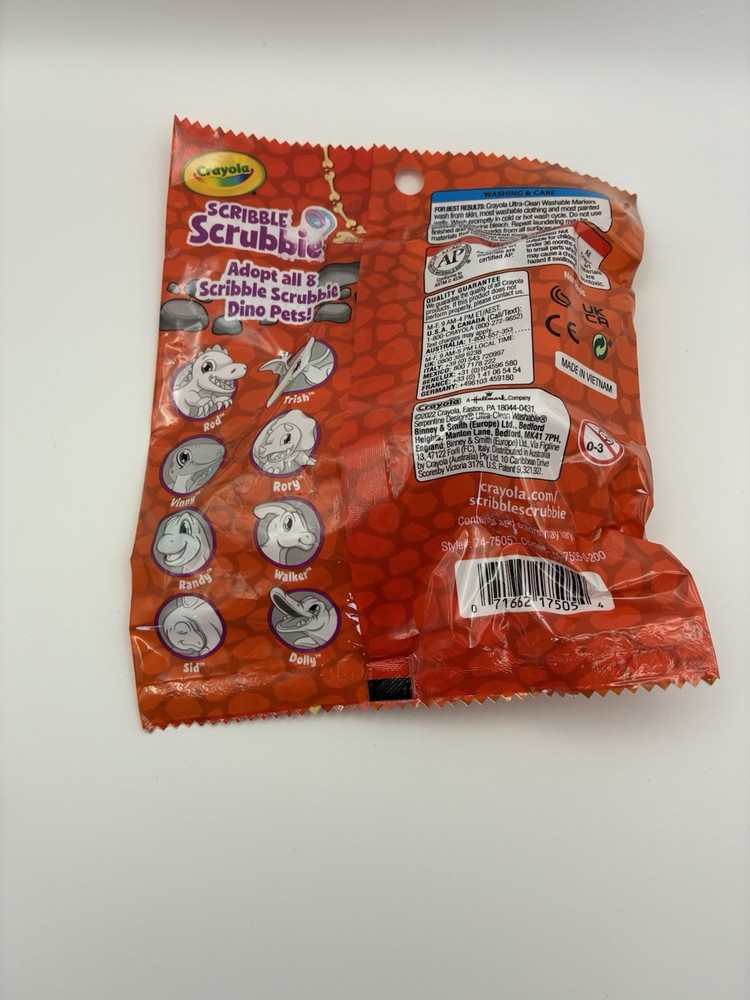 New Unopened Crayola Scribble Scrubbie Dinosaur Rod