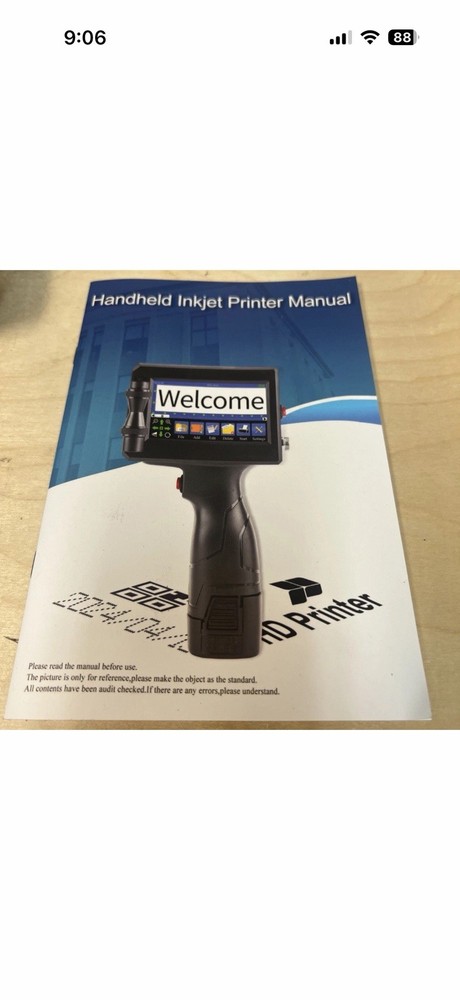 minssine Handheld Inkjet Printer