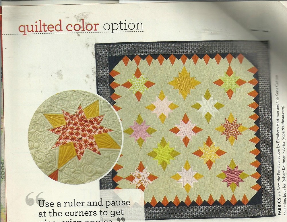 L0625 POINTS OF INTEREST QUILT PATTERN/INSTRUCTIONS