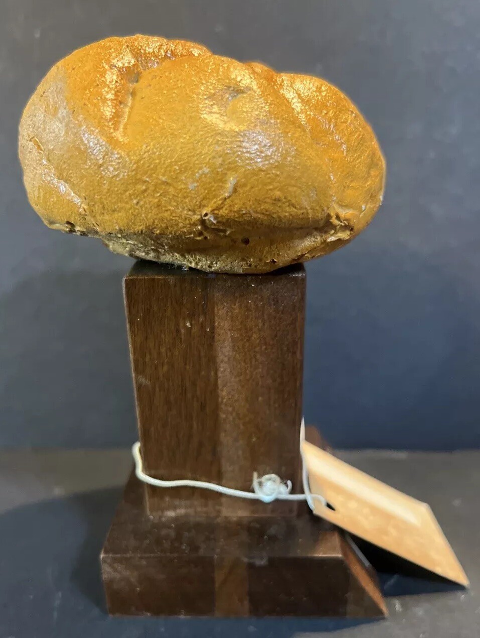 Vintage 80s Novelty Gift “Role Model” Trophy Faux Food Roll by Visual Puns