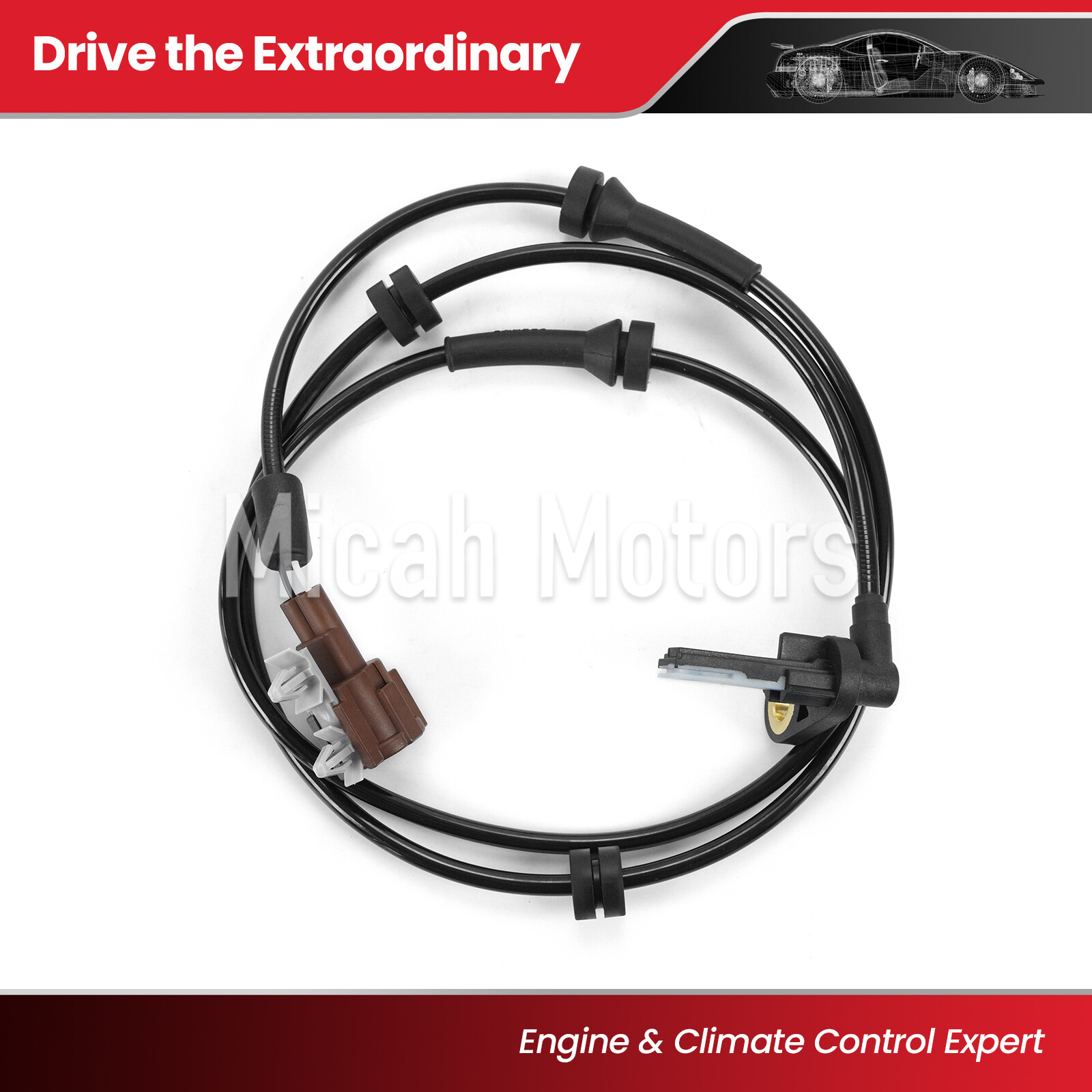 Rear Left ABS Wheel Speed Sensor Fit 2004-2012 Nissan TITAN 5.6L DOHC 970-326