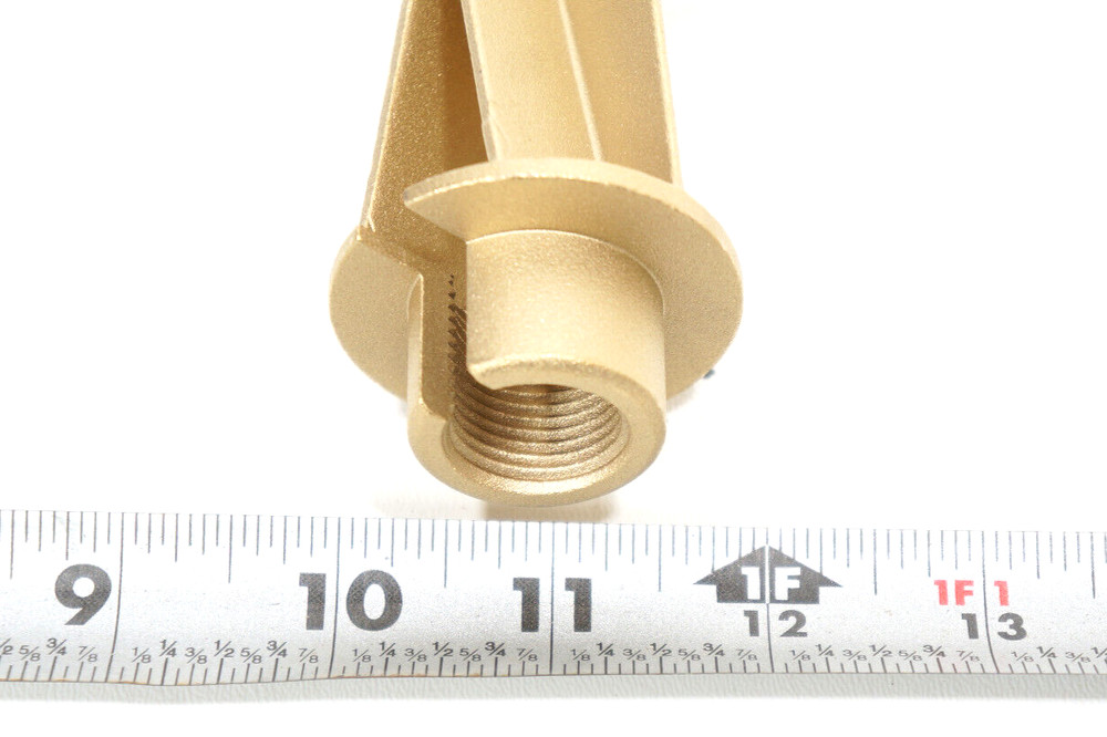 Solid Brass Heavy Duty Replacement Landscape Light Stake Female 1/2 Threaded