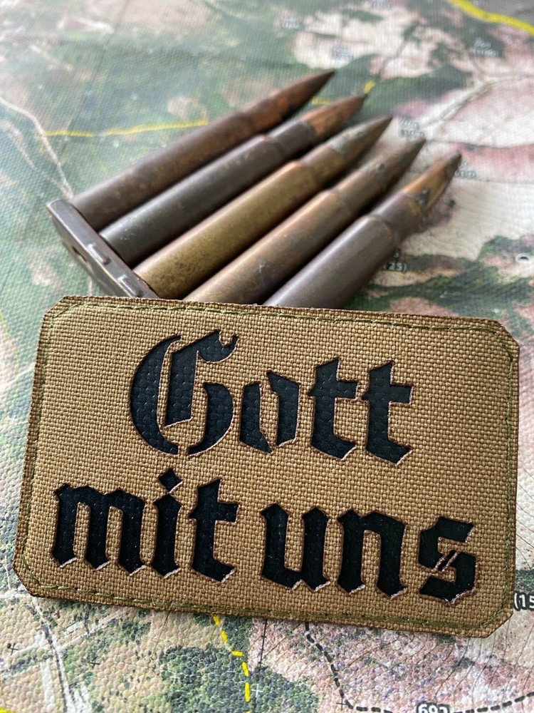 Tactical military morale patch "Gott mit uns"