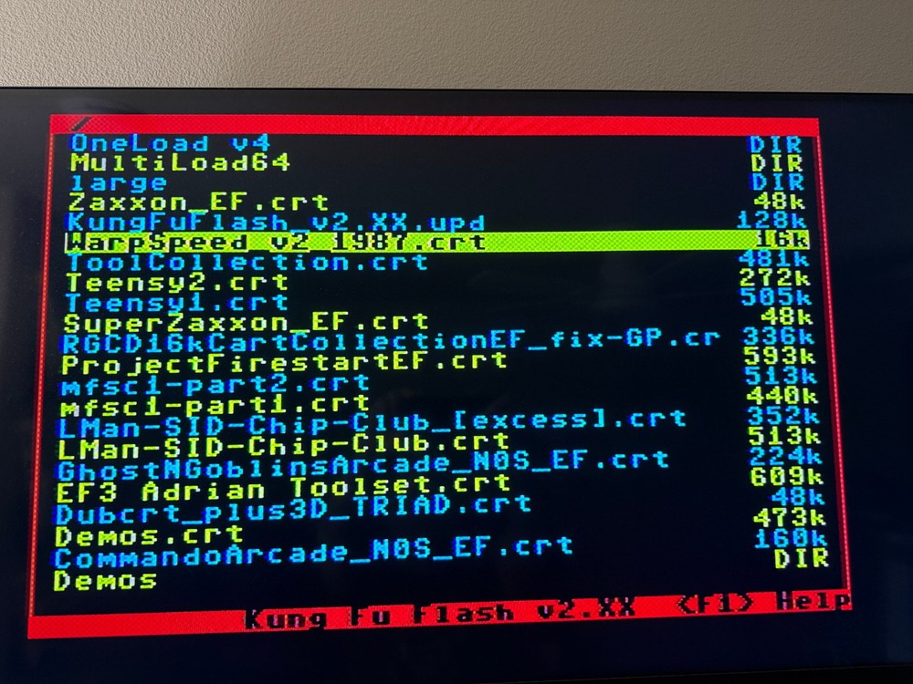 Kung Fu Flash 2 C64 Cartridge SD Loader REU EasyFlash Commodore 64/128