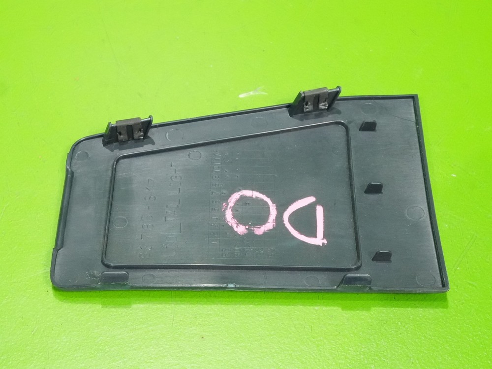90-93 Integra OEM driver left rear back tail light access panel lid cover blue