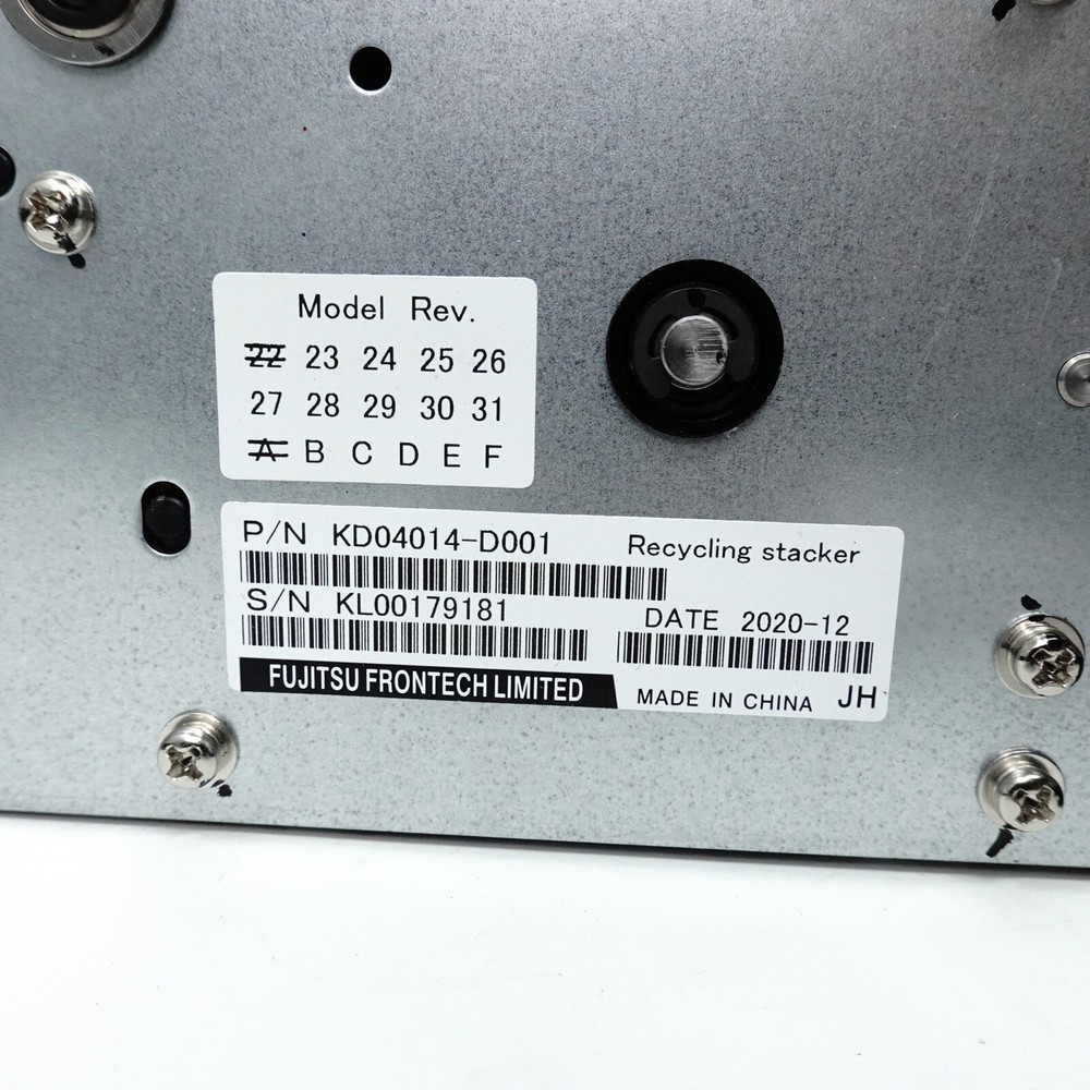 Fujitsu Recycling Stacker Module Dual Drum KD04014-D001 (Untested) - parts