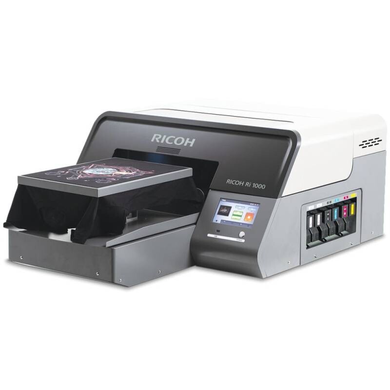 Ricoh RI-1000 DTG printer.