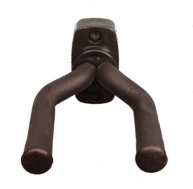 12 Pack GUITAR WALL HANGERS Padded ADJUSTABLE Neck Thickness All Sizes Universal