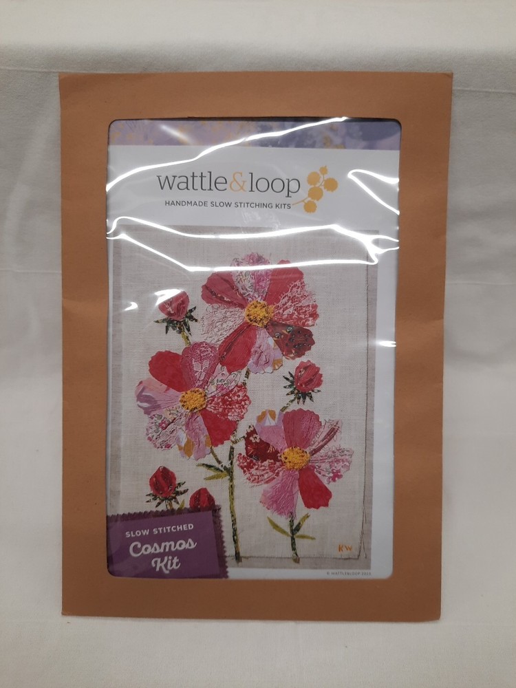 Gorgeous Wattle & Loop Handmade Slow Stitching Kit ~ Cosmos