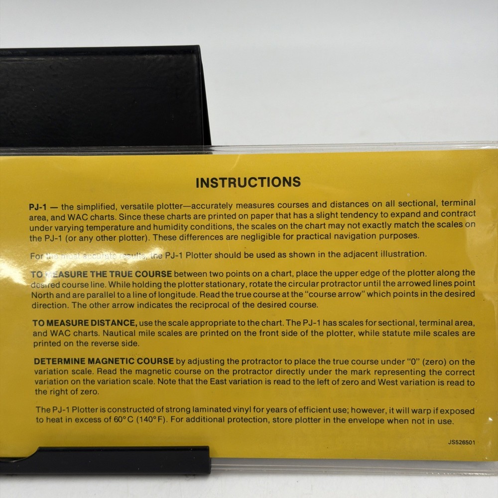 Jeppesen, Rotating Azimuth Plotter PJ-1, p/n 10009524