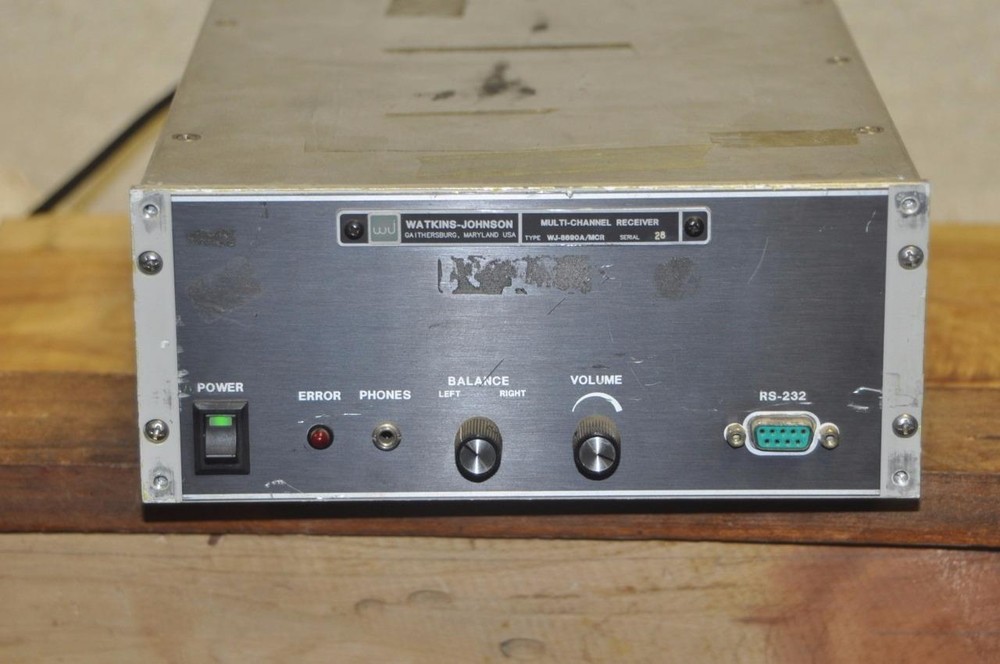 Watkins-Johnson WJ-8690A/MCR Multi-Channel Receiver READ!!