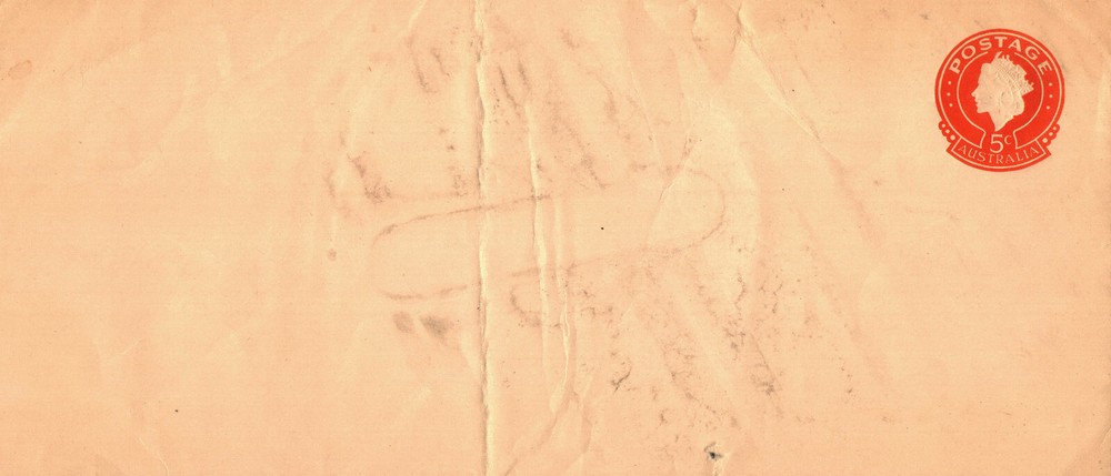 Australia unused stamped envelope QEII