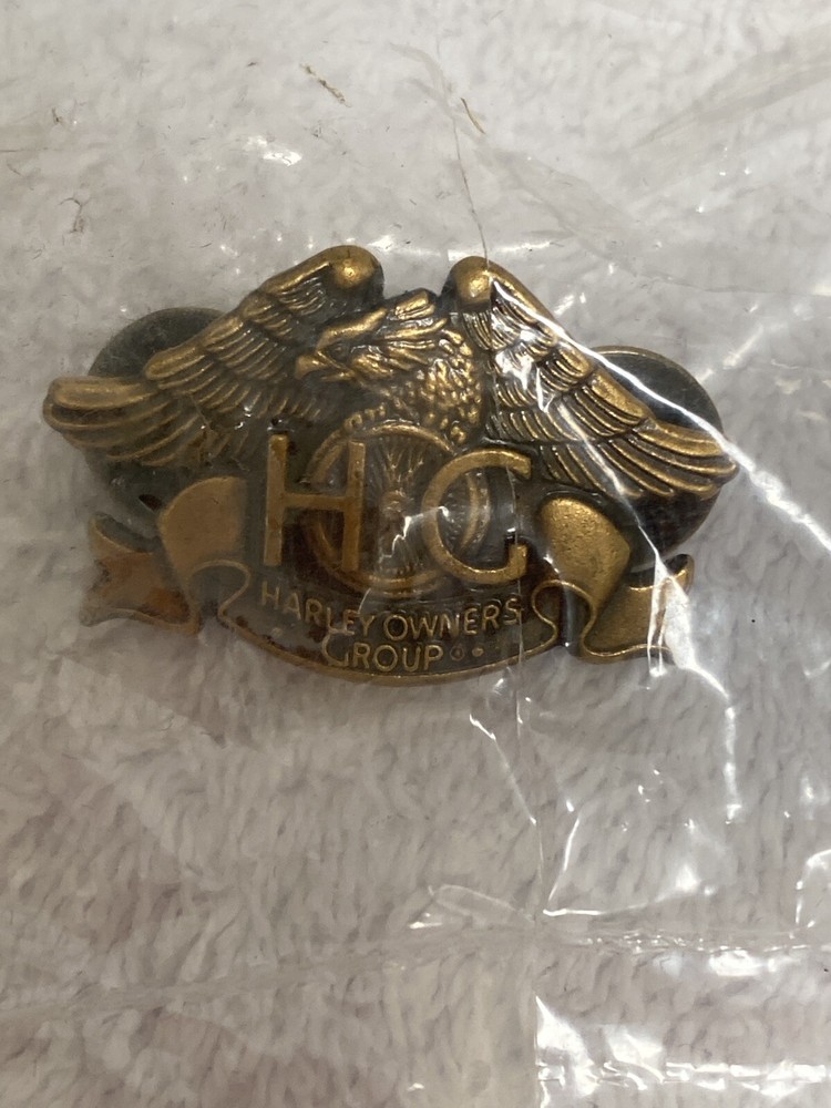 HARLEY OWNERS GROUP PATCH AND PIN HOG EAGLE