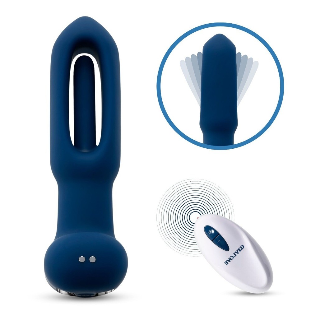 The Flapper Wireless Flapping Vibrating Anal Butt Plug Vibrator Stimulator Probe