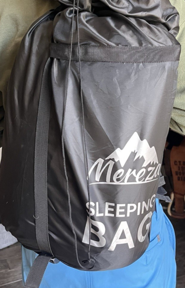 MEREZA Sleeping Bag for Adults Black