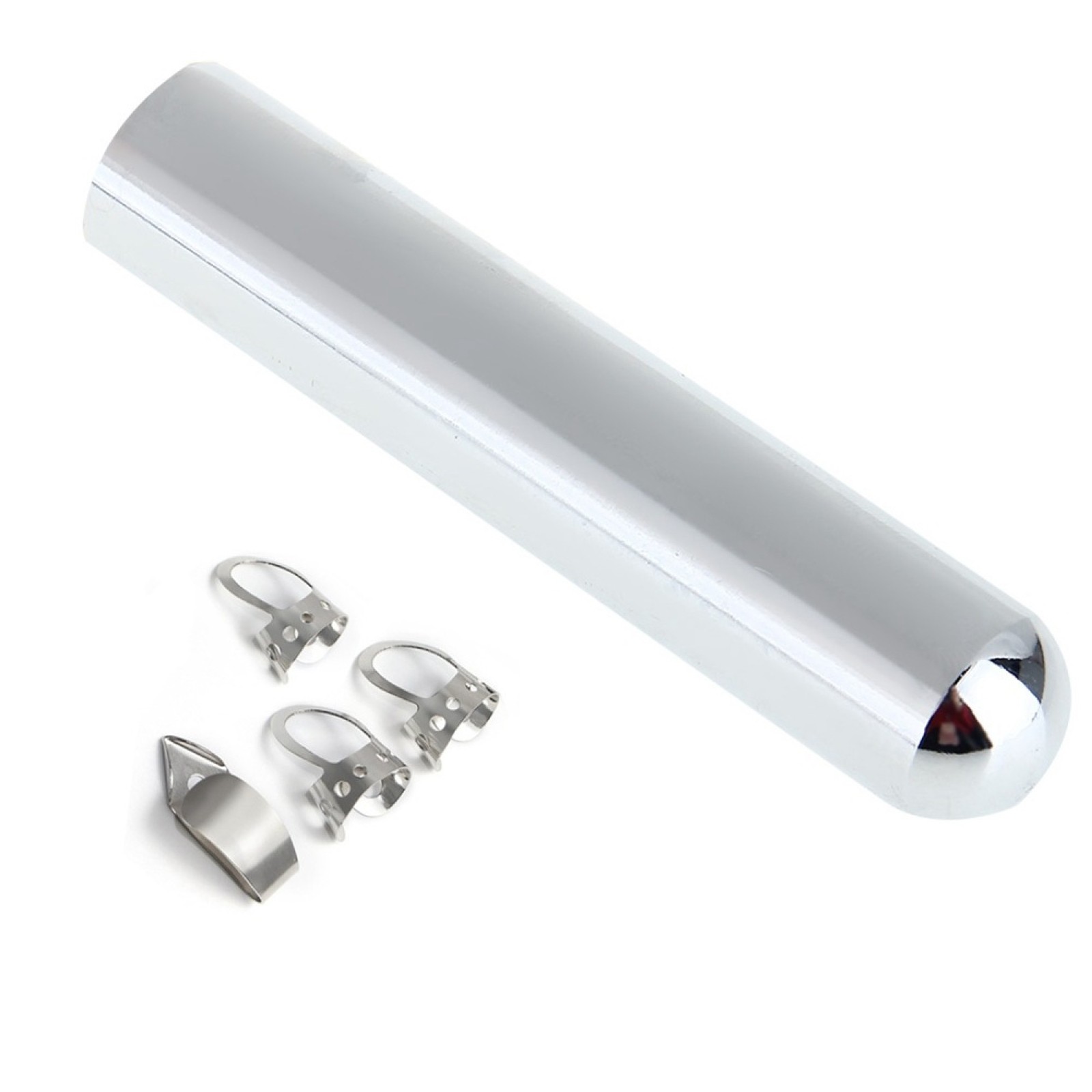 80*15*15mm Stainless Steel Hawaiian Guitar Tonebar Electric Guitar Lap Kit dd