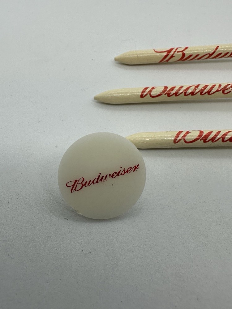 Budweiser Golf Tees & Ball Marker