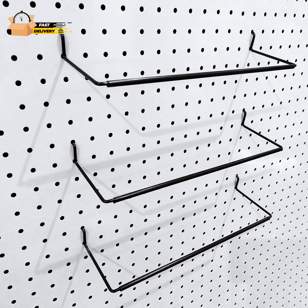 5 Pack Extendable Pegboard Paper Towel Holder,Pegboard Hook for Workshop,Garage