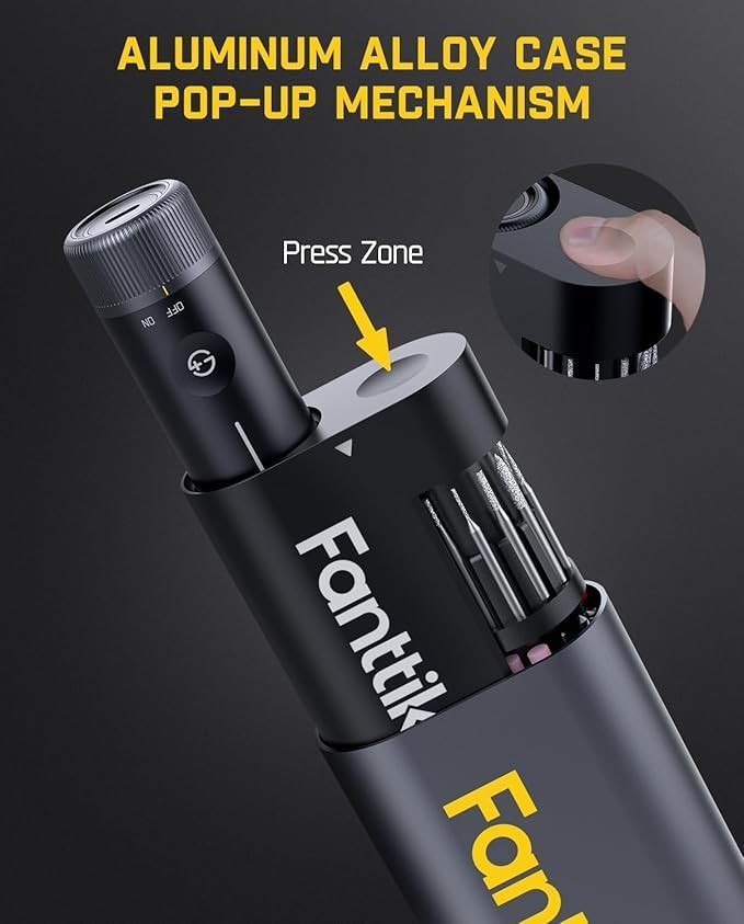 Fanttik F2 PRO Cordless Rotary Tool Kit Strong Magnetic Motor, Revostor Hub, 5 V