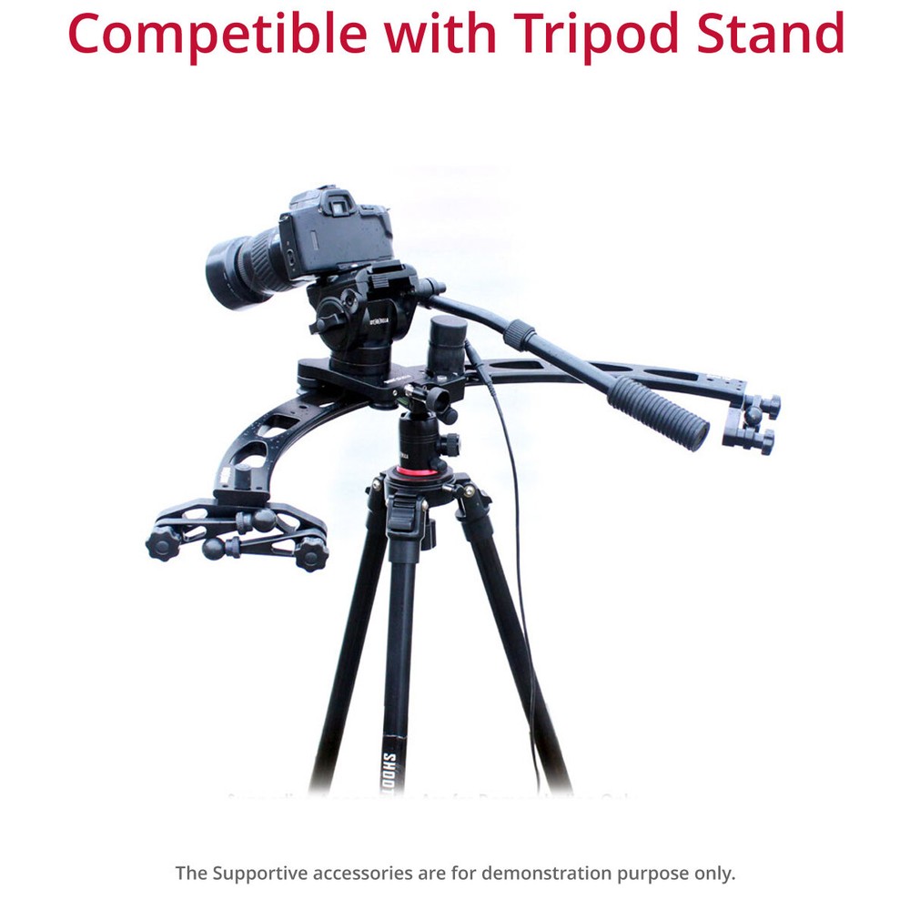 SHOOTVILLA MOTORIZED CURVE 120° SLIDER WITH MOTION CONTROL SYSTEM FOR DV CAMERA