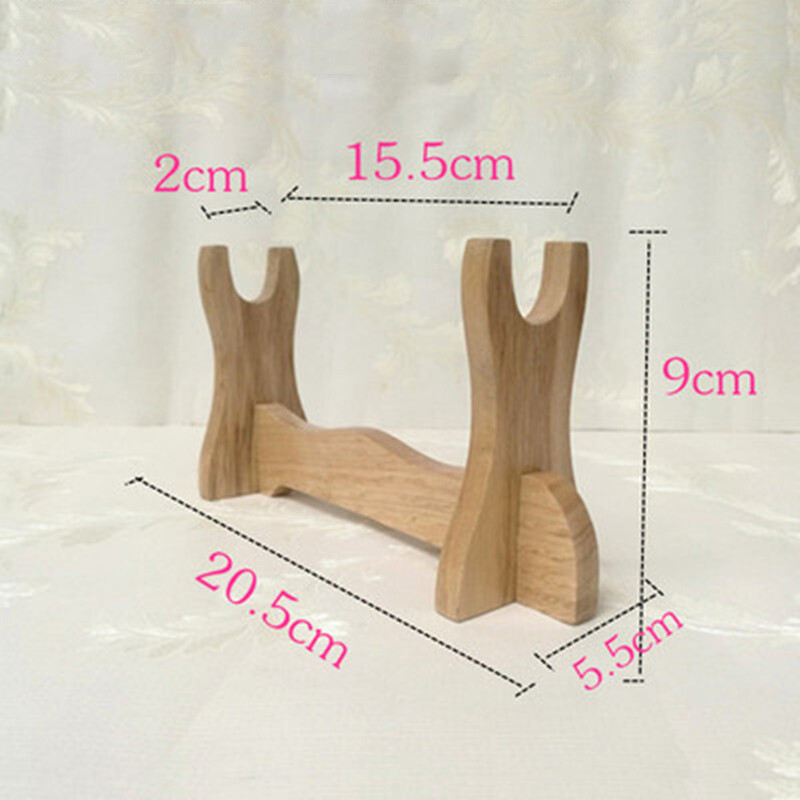 1X Solid Wood Samurai Sword Katana Display Holder Stand Table Decorative Tool